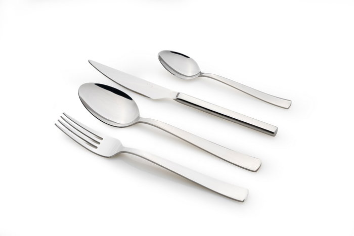 Hermia Cubertería de 24 Piezas Acero Inoxidable Juego de Cubiertos Completo para Mesa y Postre Elegante y Duradero para 6 Personas